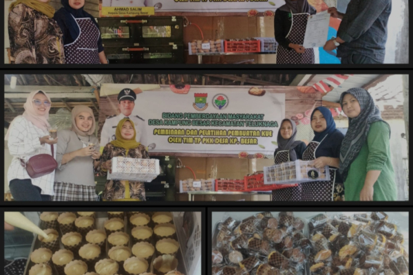 Pemberdayaan & Pelatihan Pembuatan Kue Oleh Tim TP-PKK Desa Kampung Besar